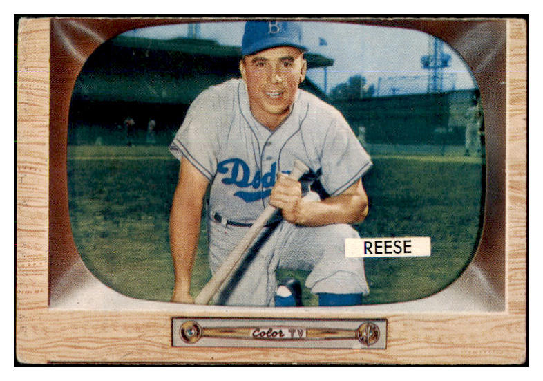 1955 Bowman Baseball #037 Pee Wee Reese Dodgers VG-EX 427688