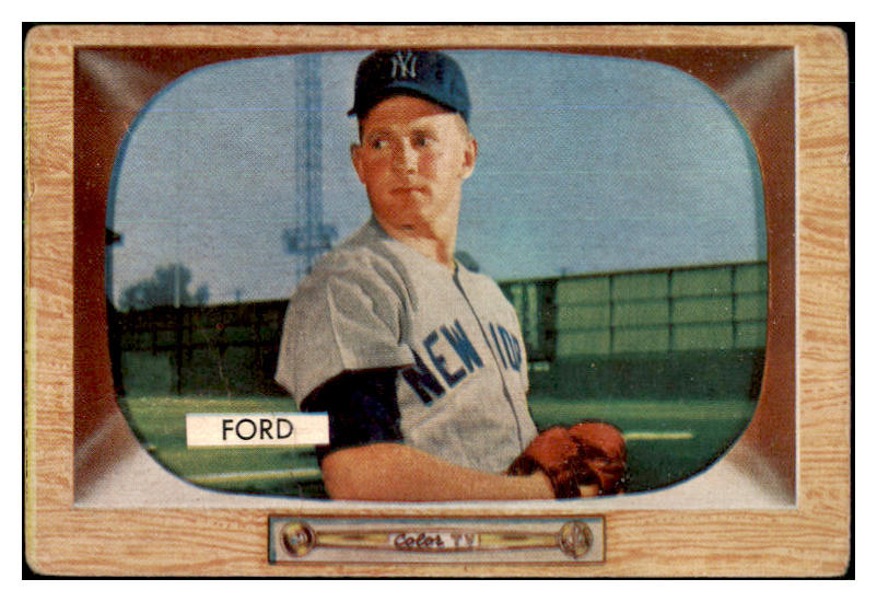 1955 Bowman Baseball #059 Whitey Ford Yankees Good 427690