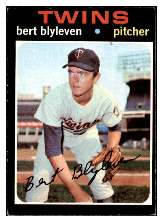 1971 Topps Baseball #026 Bert Blyleven Twins VG-EX 427707
