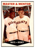 1960 Topps Baseball #007 Willie Mays Bill Rigney EX-MT 427726