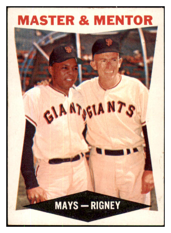 1960 Topps Baseball #007 Willie Mays Bill Rigney EX-MT 427727