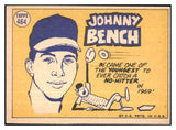 1970 Topps Baseball #464 Johnny Bench A.S. Reds VG-EX 427740