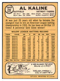 1968 Topps Baseball #240 Al Kaline Tigers VG-EX 427752