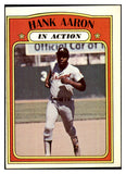 1972 Topps Baseball #300 Hank Aaron IA Braves EX-MT oc 427772