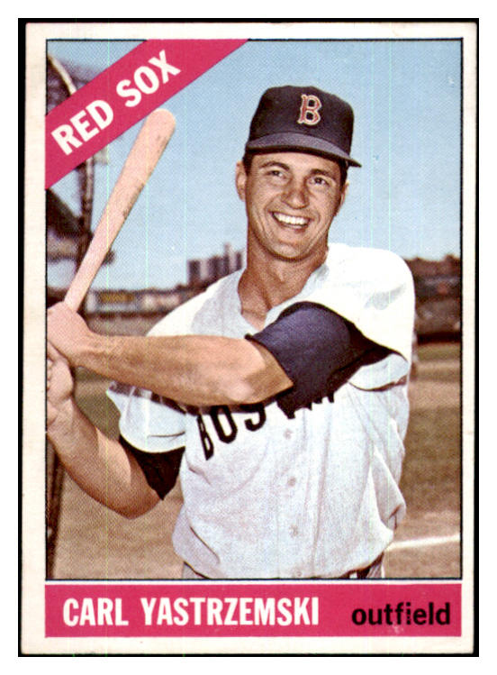 1966 Topps Baseball #070 Carl Yastrzemski Red Sox EX 427788