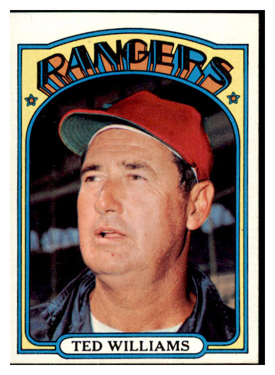 1972 Topps Baseball #510 Ted Williams Rangers NR-MT 427793