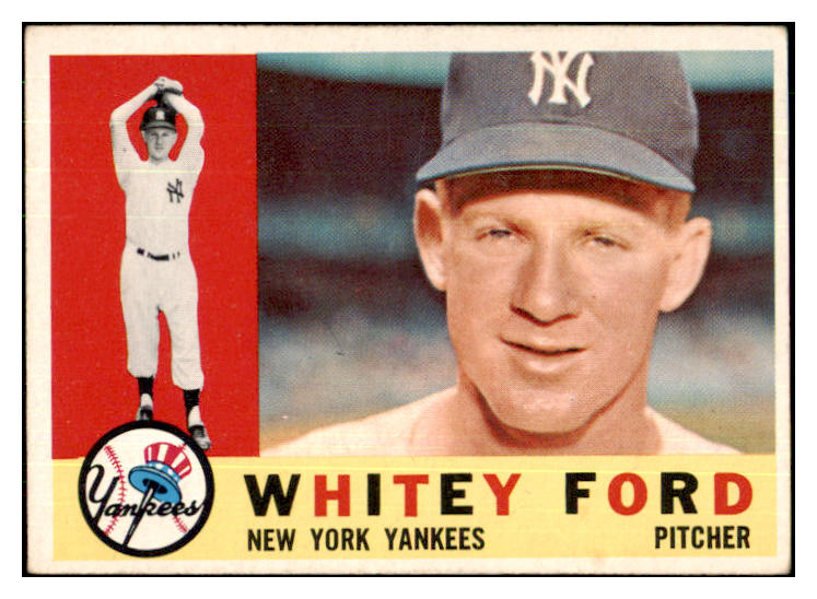 1960 Topps Baseball #035 Whitey Ford Yankees VG-EX/EX 427814