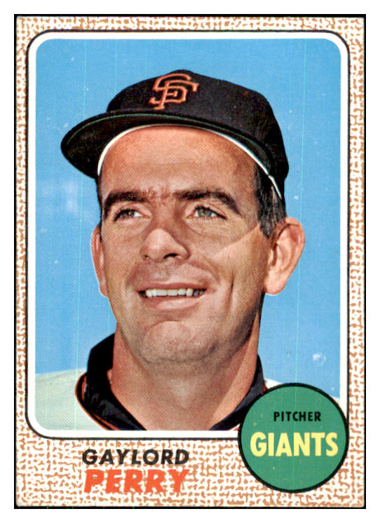 1968 Topps Baseball #085 Gaylord Perry Giants EX 427856