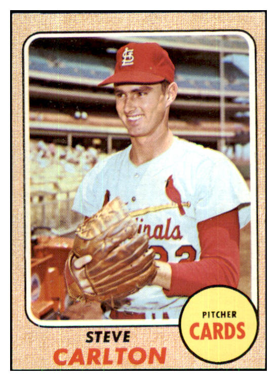 1968 Topps Baseball #408 Steve Carlton Cardinals EX-MT 427906