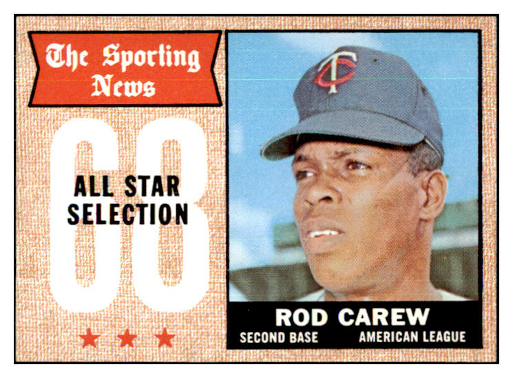1968 Topps Baseball #363 Rod Carew A.S. Twins NR-MT 427911