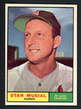 1961 Topps Baseball #290 Stan Musial Cardinals NR-MT 428019