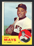 1963 Topps Baseball #300 Willie Mays Giants EX-MT oc 428038
