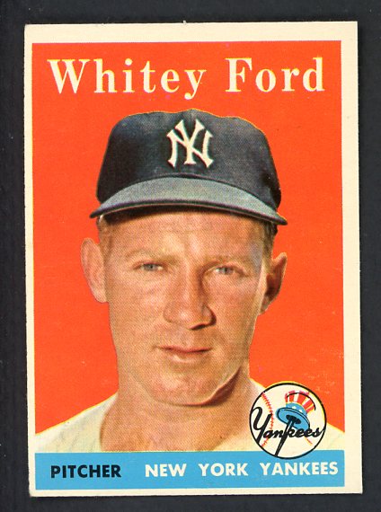 1958 Topps Baseball #320 Whitey Ford Yankees EX+/EX-MT 428042