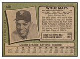 1971 Topps Baseball #600 Willie Mays Giants VG-EX 428076