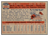 1957 Topps Baseball #291 Windy McCall Giants EX 428208