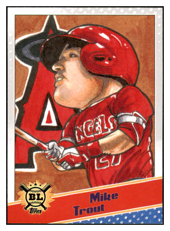 2020 Topps Big League Caricature #SCO-MT Mike Trout Angels NR-MT 428688