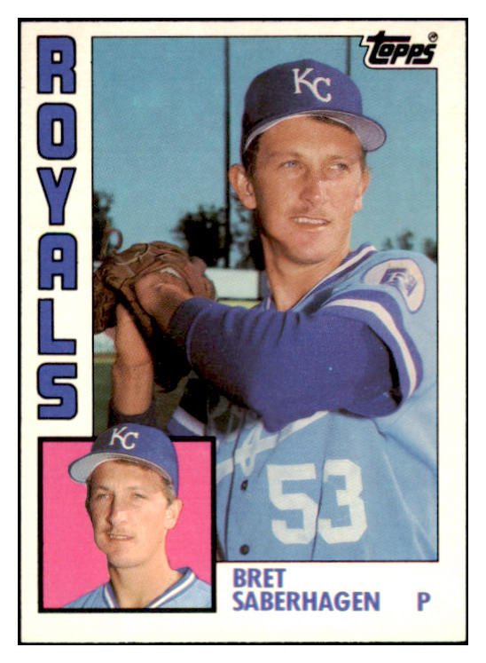 1984 Topps Traded #104 Bret Saberhagen Royals NR-MT 428727