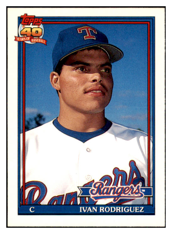 1991 Topps Traded #101 Ivan Rodriguez Rangers NR-MT 428767