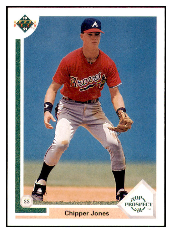 1991 Upper Deck #055 Chipper Jones Braves NR-MT 428771