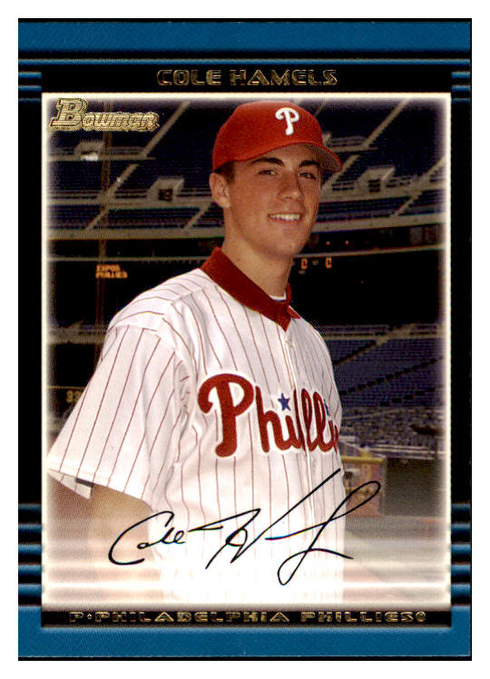 2002 Bowman Draft #BDP17 Cole Hamels Phillies NR-MT 428778