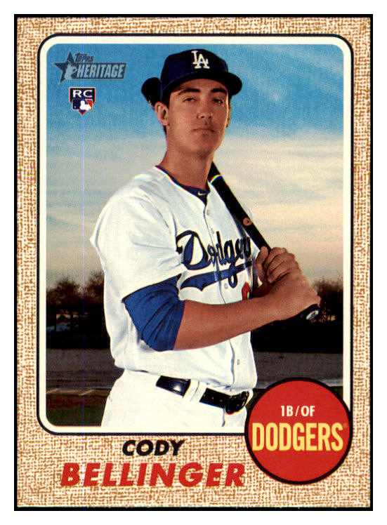 2017 Topps Heritage #678 Cody Bellinger Dodgers NR-MT 428813