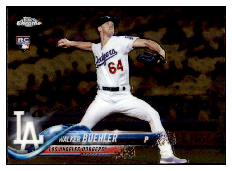 2018 Topps Chrome #071 Walker Buehler Dodgers NR-MT 428821