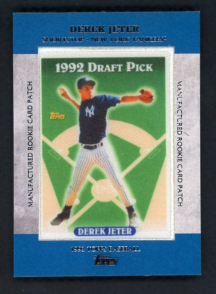 2013 Topps Manufactured Patch #RCP-21 Derek Jeter Yankees NR-MT 428848