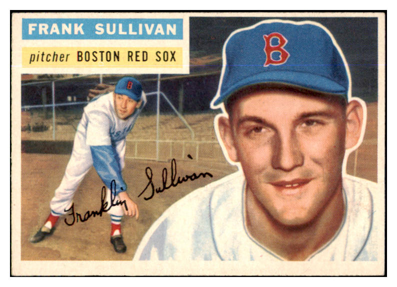 1956 Topps Baseball #071 Frank Sullivan Red Sox EX-MT Gray 428931