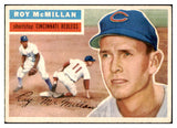 1956 Topps Baseball #123 Roy McMillan Reds EX-MT Gray 428963