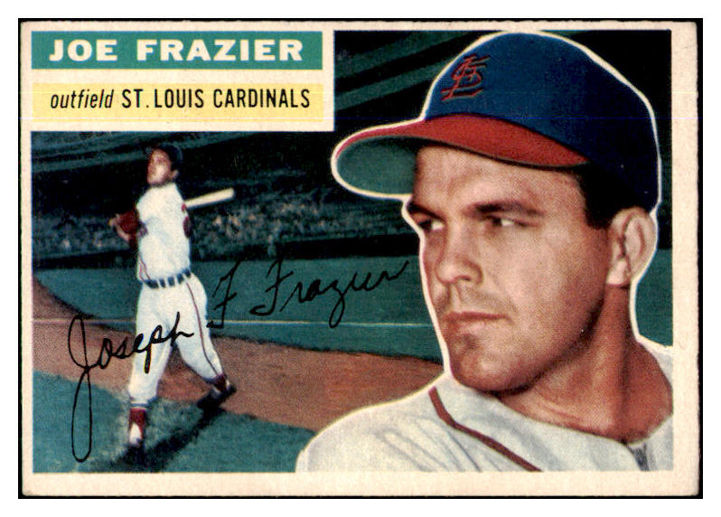 1956 Topps Baseball #141 Joe Frazier Cardinals EX-MT Gray 428974