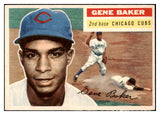1956 Topps Baseball #142 Gene Baker Cubs EX-MT Gray 428975