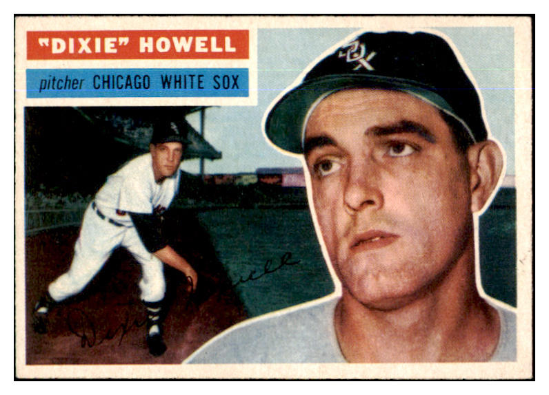 1956 Topps Baseball #149 Dixie Howell White Sox EX-MT Gray 428977