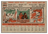 1956 Topps Baseball #262 Howie Pollet White Sox EX-MT 429045