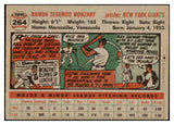 1956 Topps Baseball #264 Ray Monzant Giants EX-MT 429047