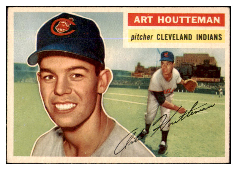 1956 Topps Baseball #281 Art Houtteman Indians EX-MT 429057