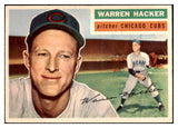 1956 Topps Baseball #282 Warren Hacker Cubs EX-MT 429058