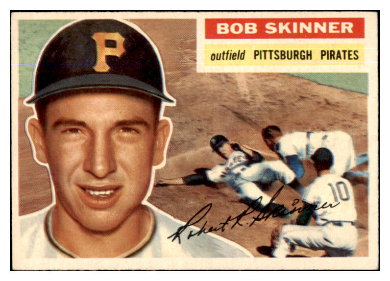 1956 Topps Baseball #297 Bob Skinner Pirates EX-MT 429066
