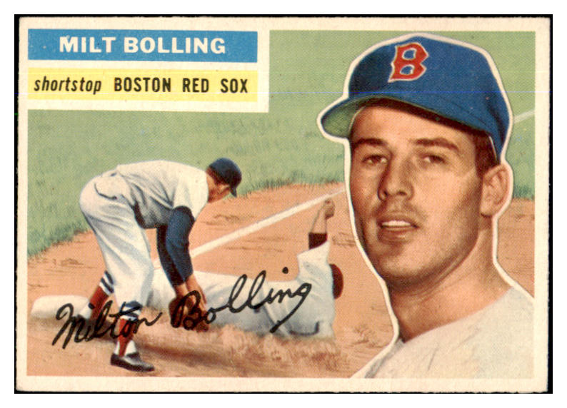 1956 Topps Baseball #315 Milt Bolling Red Sox EX-MT 429077