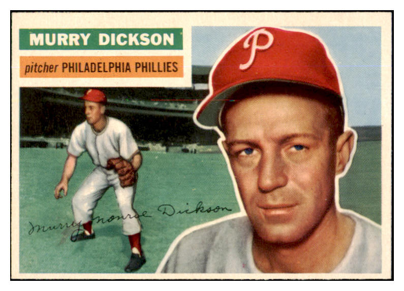 1956 Topps Baseball #211 Murry Dickson Phillies NR-MT 429157