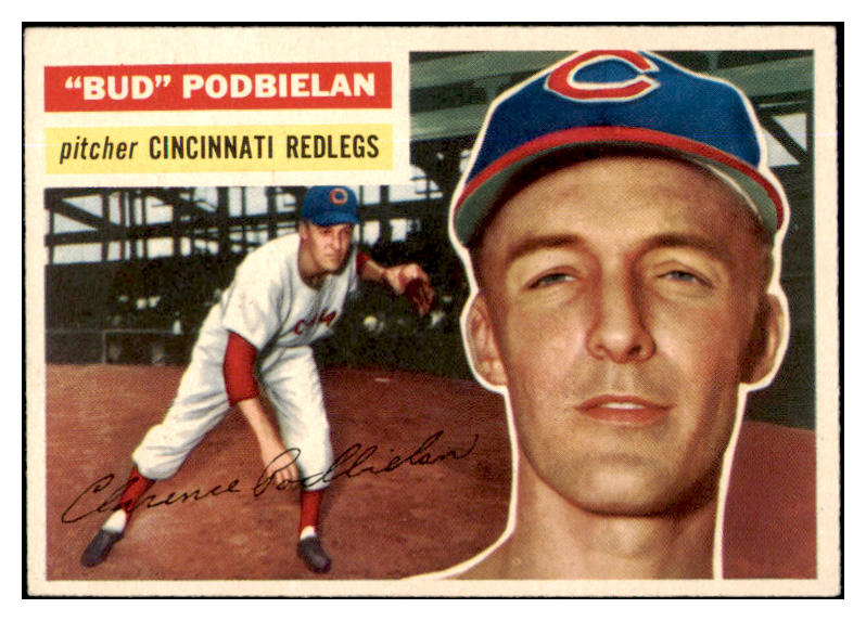 1956 Topps Baseball #224 Bud Podbielan Reds NR-MT 429164