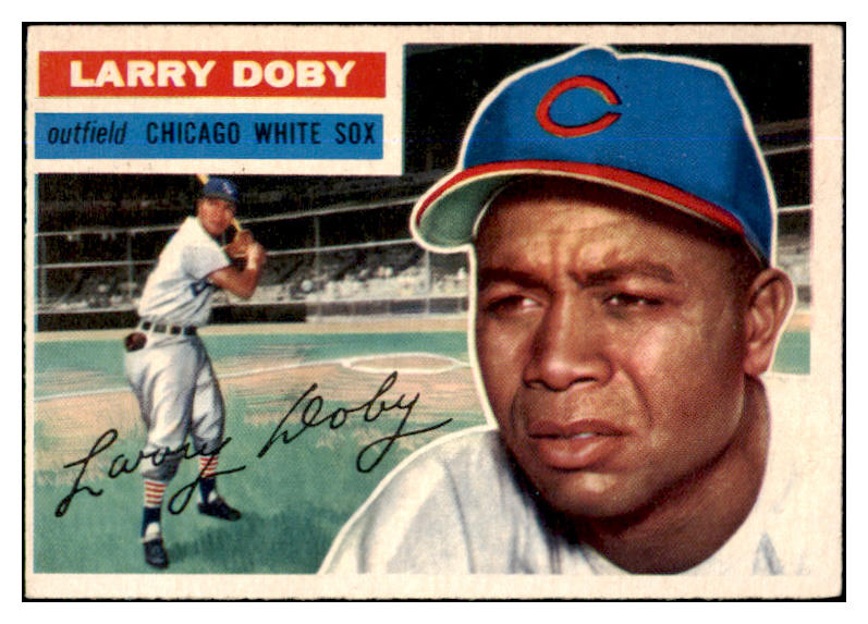 1956 Topps Baseball #250 Larry Doby White Sox EX 429222