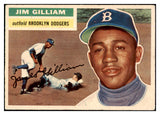 1956 Topps Baseball #280 Jim Gilliam Dodgers EX 429235