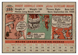 1956 Topps Baseball #255 Bob Lemon Indians EX 429259