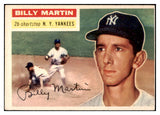 1956 Topps Baseball #181 Billy Martin Yankees VG-EX 429260