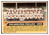 1956 Topps Baseball #072 Philadelphia Phillies Team VG Dated 429337