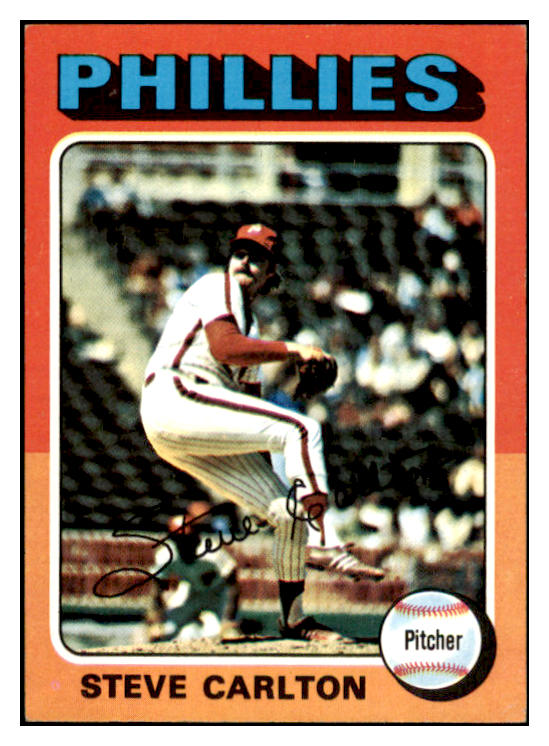1975 Topps Baseball #185 Steve Carlton Phillies EX 429377