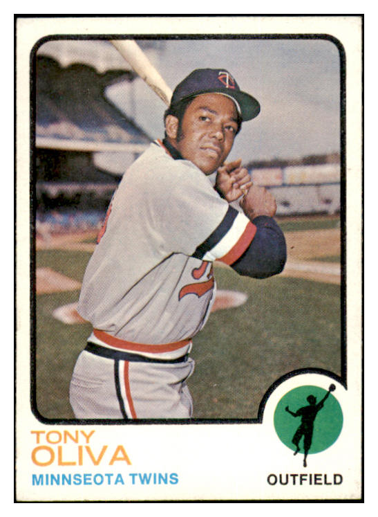 1973 Topps Baseball #080 Tony Oliva Twins EX-MT/NR-MT 429412