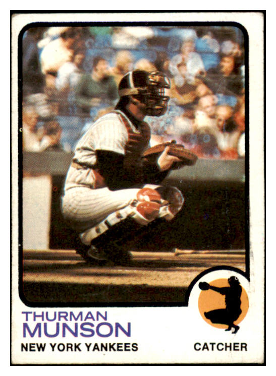 1973 Topps Baseball #142 Thurman Munson Yankees VG-EX 429414