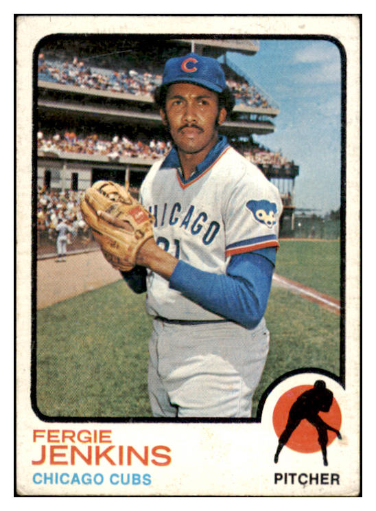 1973 Topps Baseball #180 Fergie Jenkins Cubs EX 429422