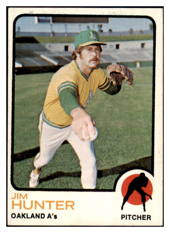 1973 Topps Baseball #235 Catfish Hunter A's NR-MT 429424